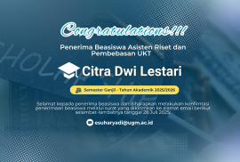 Pengumuman Beasiswa Magister Fisika Gel II